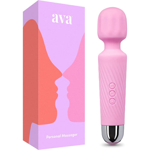 Vibrator Wand with Rechargeable Battery  (PINK)