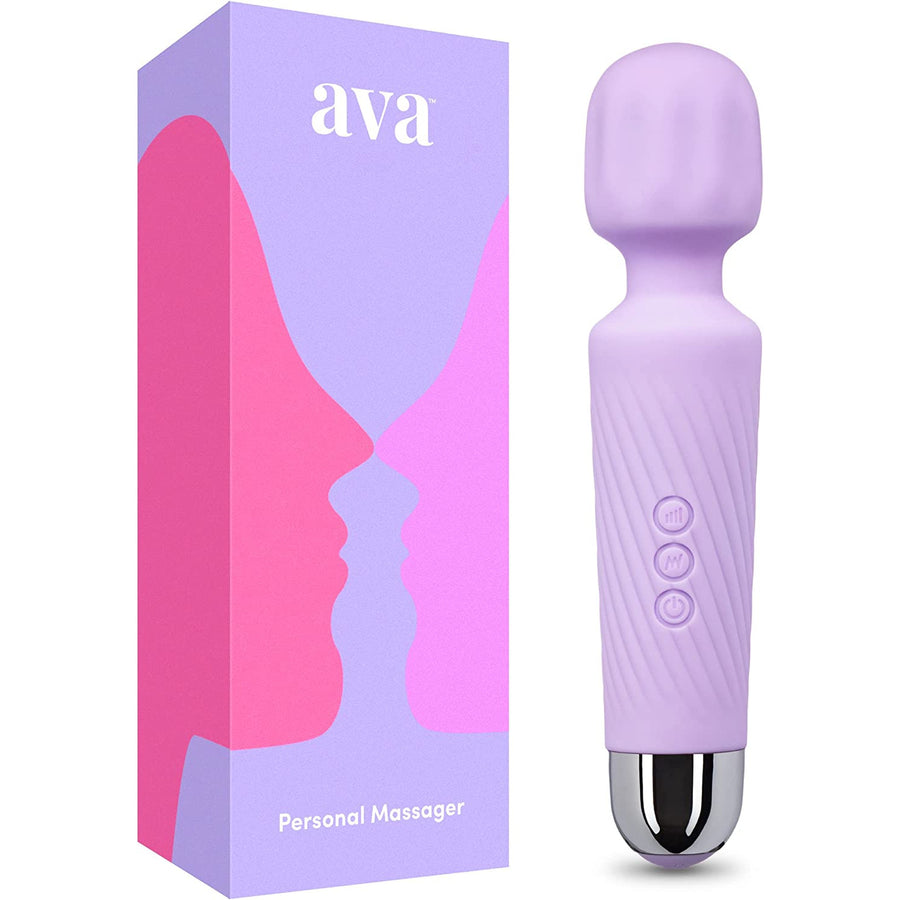Vibrator Wand with Rechargeable Battery (PURPLE)