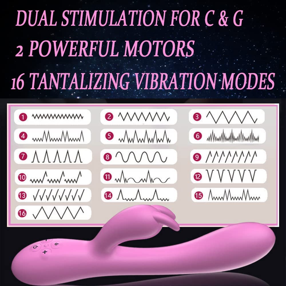 Rabbit Vibrator Sex Toys with Heating Function pic